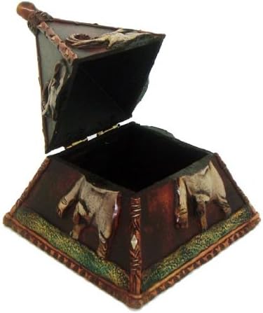 Small Elephant Pyramid Trinket/Jewelry Box