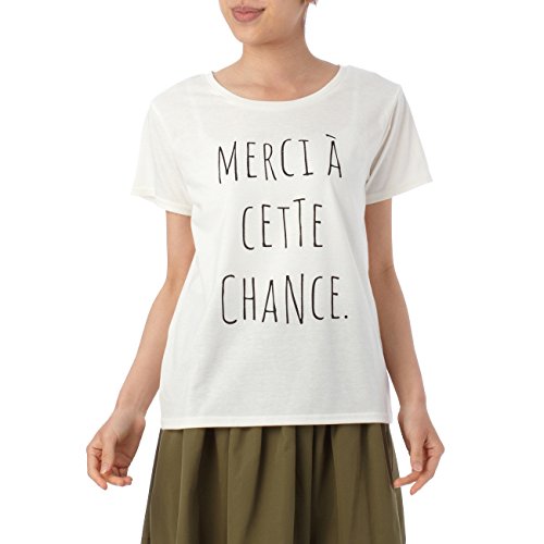 (シューラルー)SHOO・LA・RUE メッセージロゴTシャツ