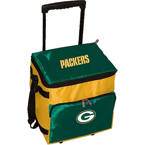Green Bay Packers 32-40 Can Zip Top Cooler Trolley