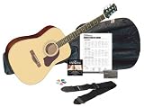 Silvertone  SD3000PAK NA Silvertone SD3000 Acoustic Guitar Pack, Natural