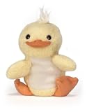 Apple Park Picnic Pal Organic 4 Finger Puppet, Ducky