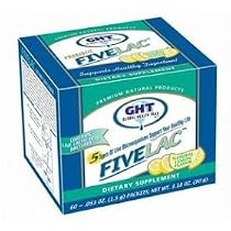 FiveLac 1 Box (60 Packets per Box) Natural Lemon Flavor