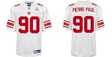 2012 Super Bowl Xlvi NEW York Giants #90 Jason Pierre-paul White Jerseys Authentic Football Jersey
