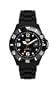 Ice Watch - SI.BK.U.S.09 - Montre Mixte - Quartz Analogique - Cadran Noir - Bracelet Silicone Noir - Moyen Mod�le