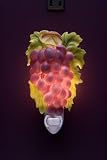 Flowers of Light Night Light Purple Grapes Ibis and Orchid Design