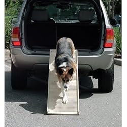PetSTEP Folding Pet Ramp, Khaki