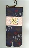 Tabi Fashion Socks - Dragons & Clouds (Navy)