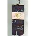 Dragons and Clouds Tabi Fashion Midcalf Socks 7 Inch Cuff, Navy Blue