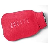 W�rmflaschenbezug Schatzersatz Rot
