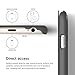 iPhone 6S Case, elago [Leather Flip][Dark Grey/Dark Grey] - [Card Slot][Screen Protection][Premium Hybrid Construction] – for iPhone 6/6S