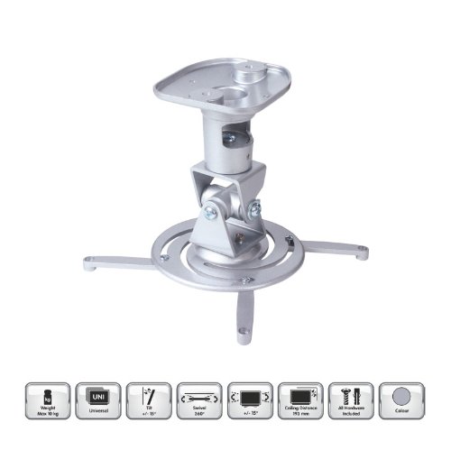 Beamer Deckenhalterung Farbe: Silber