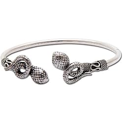 Designer Bracelet Sterling Silver Cuff Jewelry 2 inches (brclt264)