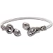 Designer Bracelet Sterling Silver Cuff Jewelry 2 inches (brclt264)