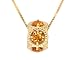 14K Yellow Gold StacK able Birthstone Wheel title=