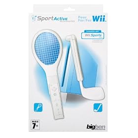 Pack Raquette et club de golf pour Wiimote Wii