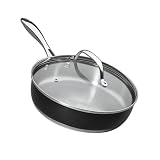 Bialetti Stainless Steel 10' Deep Sauté Pan with Cover