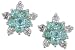 14KW Paraiba Tourmaline and Diamond Earrings