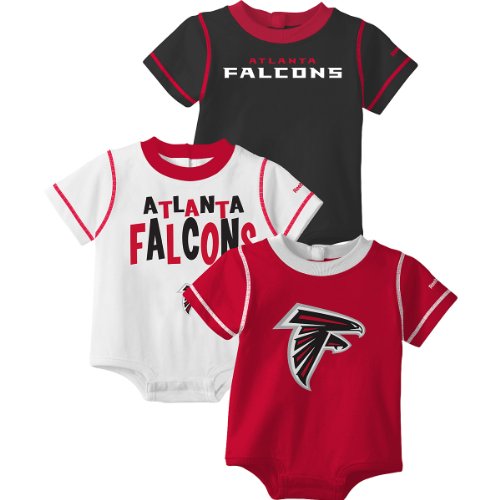 Reebok Atlanta Falcons Infant 3 Pc. Creeper Set Infant 18 Months
