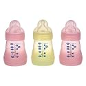 Sassy Baby's Mam 5 oz. Girl 3 pack Bottle