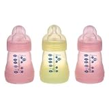 Sassy Baby's Mam 5 oz. Girl 3 pack Bottle