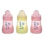 Sassy Baby's Mam 5 oz. Girl 3 pack Bottle