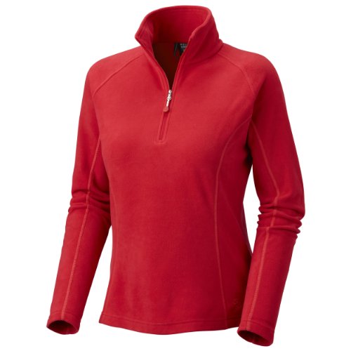 Mountain Hardwear Microchill Zip T - Women's Ruby Medium On Sale