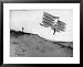 A Glider Rider Jumps off a Dune at the Chanute Gliding Camp on the Shores of Lake Mic...