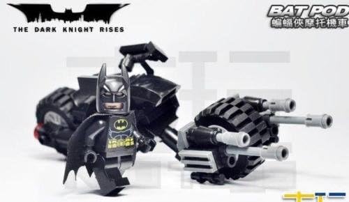 MiniFigures DC Super Heroes SeriesThe Dark Knight Batman Bat-Pod Building Toys
