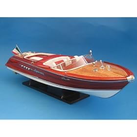 RC Riva Aquarama 32 Wood Remote Control Ship Boat Model Not a kit by Handcrafted Model Ships