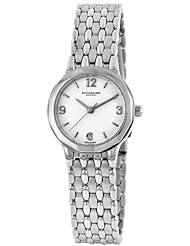 Stuhrling Original Womens 604.12112 Classic Ascot Marquis Swiss Quartz Ultra Slim Date Stainless Steel Bracelet Watch