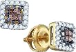 0.30CTW DIAMOND LADIES INVISIBLE EARRINGS