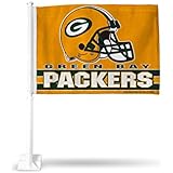 Rico Green Bay Packers Car Flag