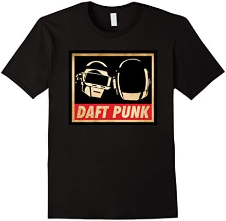Men's Daft Punk OBEY t-shirt Large Black