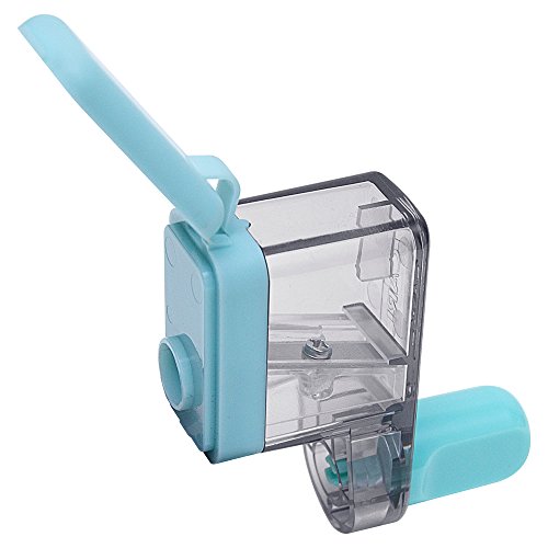 カール事務器 鉛筆削り クルクル ライトブルー CPS-85-T
