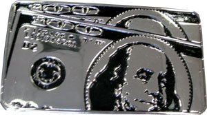 Men's MONEY Punk Rock Metal Belt Buckle