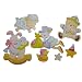 7 tlg. Set 3-D ! Wandtattoo / Fensterbild Baby Kleinkind selbstklebend Tattoo Zimmer Kinderzimmer Kinder Kind Baby Deko Dekoration M�dchen Junge Spielzeug Bilder Tier Tiere Fenstersticker Wandsticker Sticker wiederverwendbar Schaf Storch Teddy Neugeborene