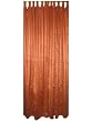 2 Terra Cotta Sari Curtains Window Dressing Panels Tap Top 90"