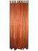 2 Terra Cotta Sari Curtains Window Dressing Panels Tap Top 90"