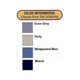 Bolt On Leg for 21 D Cabinets Leg Color: Black