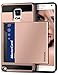 Vofolen Sliding Cover for Galaxy S8 Plus Case Wallet Card Holder ID Slot Pocket Heavy Duty Protection Dual Layer Protective Hard Shell Rugged Bumper Armor Case for Samsung Galaxy S8 Plus