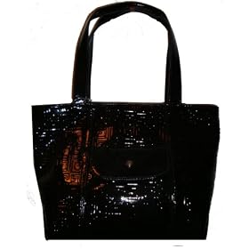 Ladies Liz Claiborne Purse Handbag Heritage Mosaic Available in Red, Black and Silver