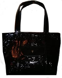 Women's Liz Claiborne Purse Handbag Heritage Mosaic Available in Red, Black & Silver