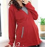 Stylish Red Nursing Top UK Size 12