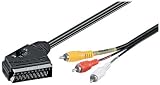 Produkt-Bild: Wentronic Audio/Video Kabel (Scartstecker auf 3x Cinchstecker) 2 m