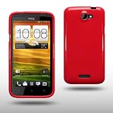 TPU FLEXY CASE F�R HTC ONE X IN ROTvon "CELLAPOD"