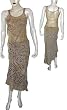 Skirt Top Set Georgette Embroidery Womens Casual Sundresses Size P