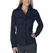 Mossimo® Black: Long-Sleeve Button Front Shirt - Ebony