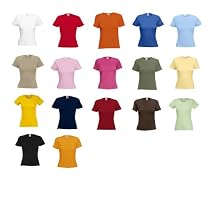 Lady-Fit Crew Neck T von Fruit of the Loom XS M L XL XXL XXL XXL verschiedene Farben