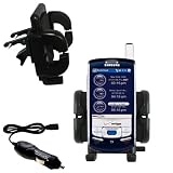 Samsung SCH-i830 Auto Vent Holder with Car Charger - Uses Gomadic TipExchange