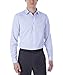 Calvin Klein Men's Regular Fit Non Iron Herringbone Spread Collar Dress Shirt, Blue, 17